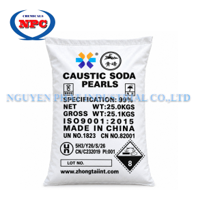 Caustic Soda Pearls Zhongtaiint | Xút hạt Trung Thái | Bán NaOH hạt Trung Quốc 