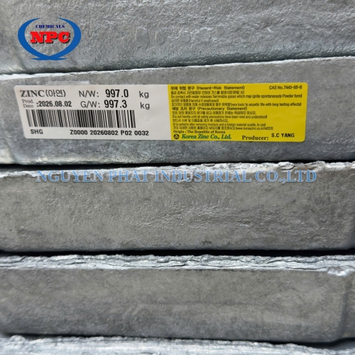 Kẽm Thỏi KZ Hàn Quốc 99.995% | Bán Kẽm Thỏi