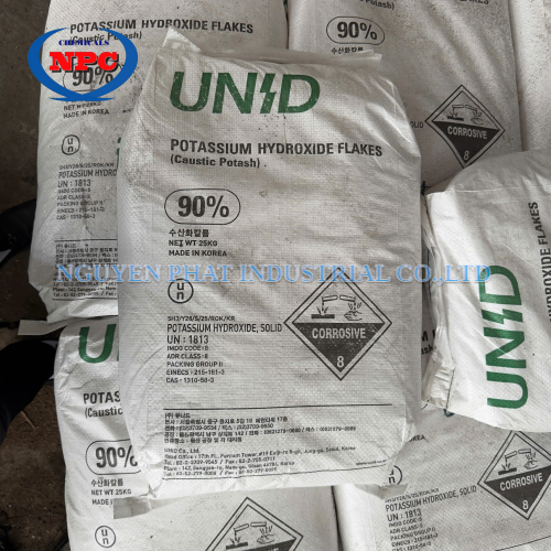 Potassium Hydroxide Flake 90% | KOH | Bán Kali Hydroxit Hàn Quốc