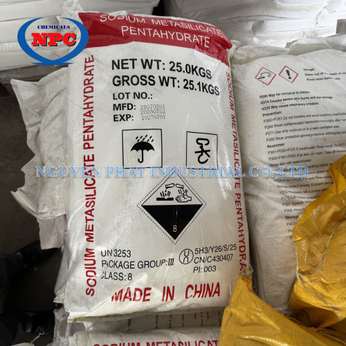Sodium Metasilicate Pentahydrate (Na2SiO3. 5H2O) | Bột thủy tinh |Bán Na2SiO3