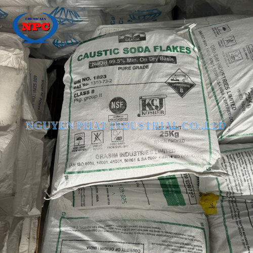 Caustic Soda Flakes | Xút vảy Grasim ấn độ | NaOH India | Bán xút vảy India
