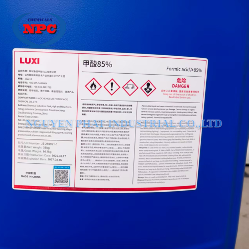 Acid Formic 85% | Axit Formic hãng Luxi China