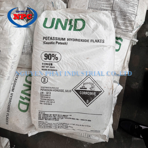 Potassium Hydroxide Flake 90% | KOH | Bán Kali Hydroxit Hàn Quốc