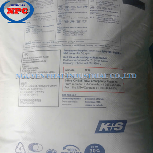 KCL Đức 99% | Muối Kali Nông Nghiệp | Kaliumchlorid Germany 