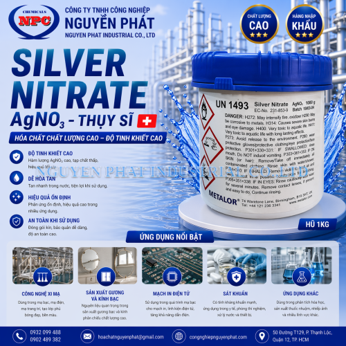 Hóa Chất Silver Nitrate – AgNO3 – Bạc Nitrat