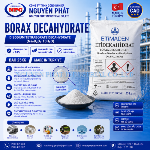 Borax Decahydrate | Hàn the | Sodium Tetraborate | Bán Borax