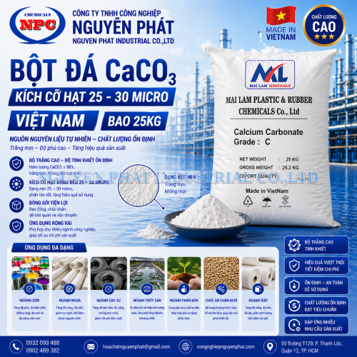 Bột đá Nhựa cao su (CaCO3)