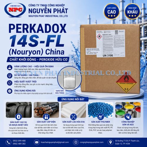 Perkadox 14S-FL (Nouryon) | Chất nối mạch | BIPB | DCP không mùi