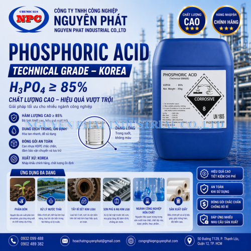  H3PO4 |AXIT PHOTPHORIC | Phosphoric Acid | Bán H3PO4