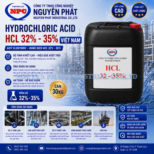 Acid Chlohydric | HCL | Axit Khói