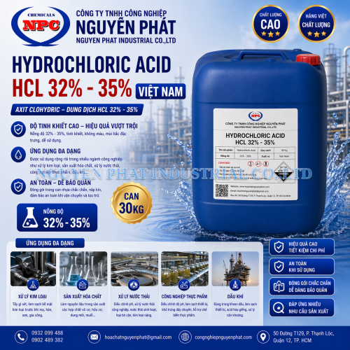  Acid Chlohydric | HCL | Axit khói 