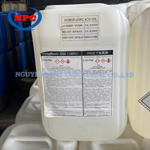 Axit Hydrofluoric HF 55% China | Bán Axit HF 55%