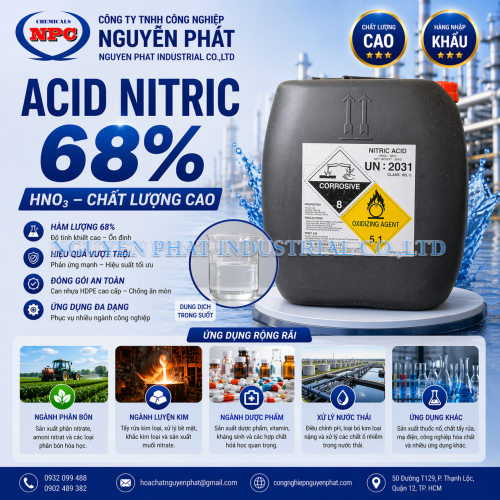 Axit Nitric | HNO3 | Bán HNO3 68% Korea