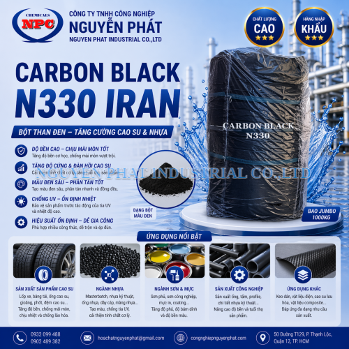 Carbon Black N330 | Than đen | Bột than | Bán Carbon Black N330 bao 1 tấn