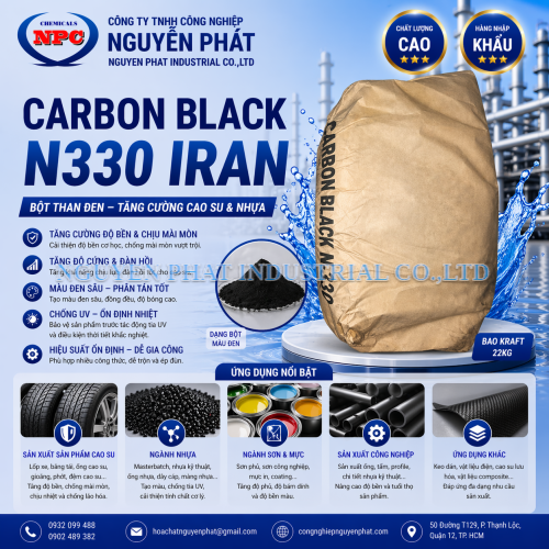 Bột than đen N330 | Carbon Black N330 | Muội than N330