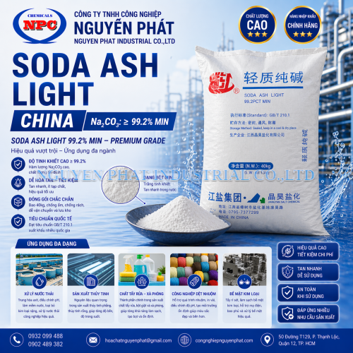 Soda Ash Light 99,2% | Na2CO3
