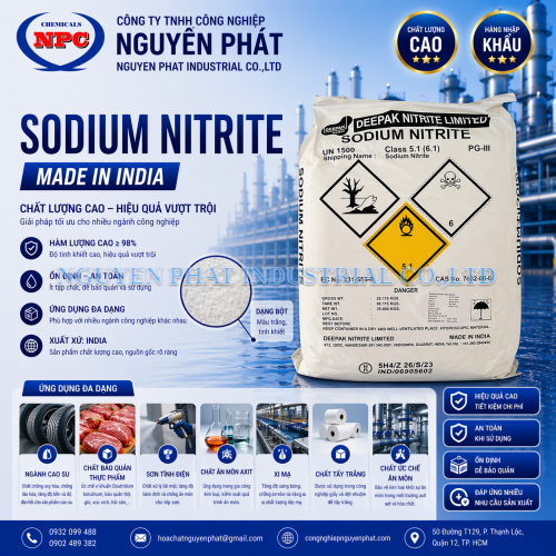 Sodium Nitrite (India) | Natri nitrit India | NaNo2