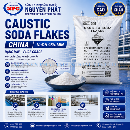 Sun Soda (Flakes) | Xút Vảy Bangladesh | NaOH 99% |Caustic Soda Flakes