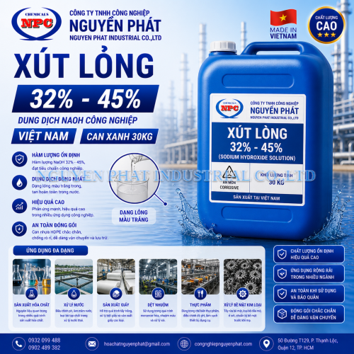 NaOH -Xút Lỏng 45%