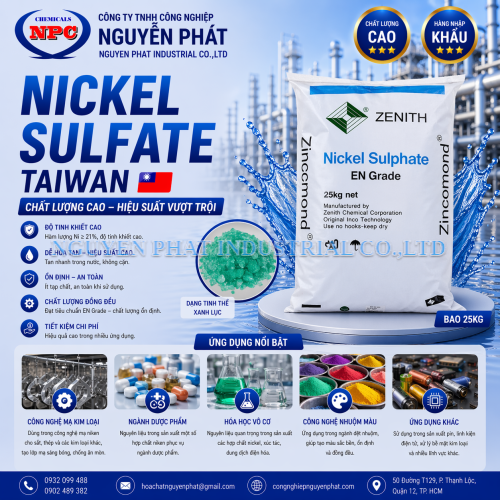 Niken Sulphate NiSO4.6H2O