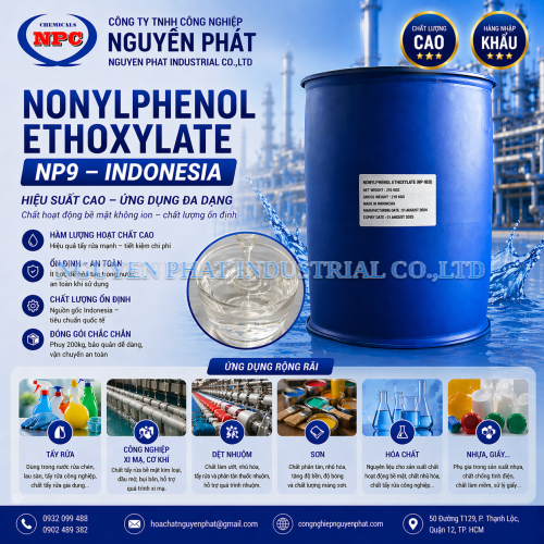 Nonylphenol Ethoxylate (NP9) | Tẩy dầu NP9| Bán NP9