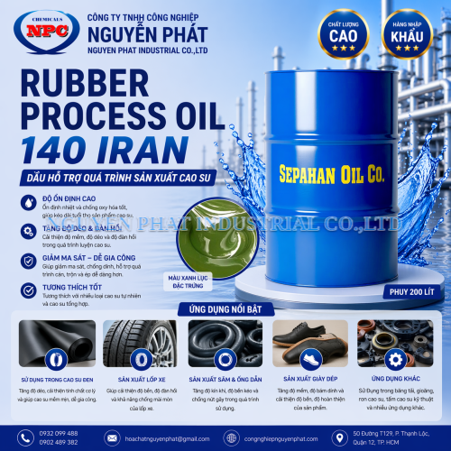 Dầu hóa dẻo cao su- RPO 140 