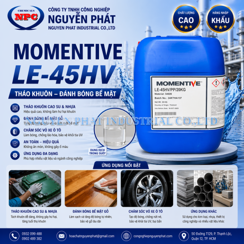 Dầu đánh bóng vỏ cao su | Bán dầu Momentive LE-45HV | Dầu Silicone tách khuôn LE-45HV 