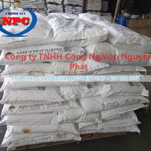 Xút vảy | Xút vẩy Caustic soda flakes Zhongtaiint  |  NaOH