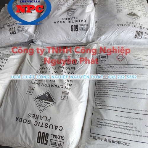 Xút vảy | Xút vẩy Caustic soda flakes Zhongtaiint  |  NaOH