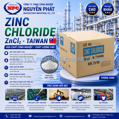 Zinc Chlorua 99% (Zncl2 99%)