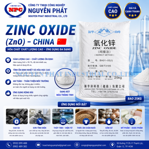 Kẽm Oxide | ZnO Jinhua | Zinc Oxide | Bán ZnO