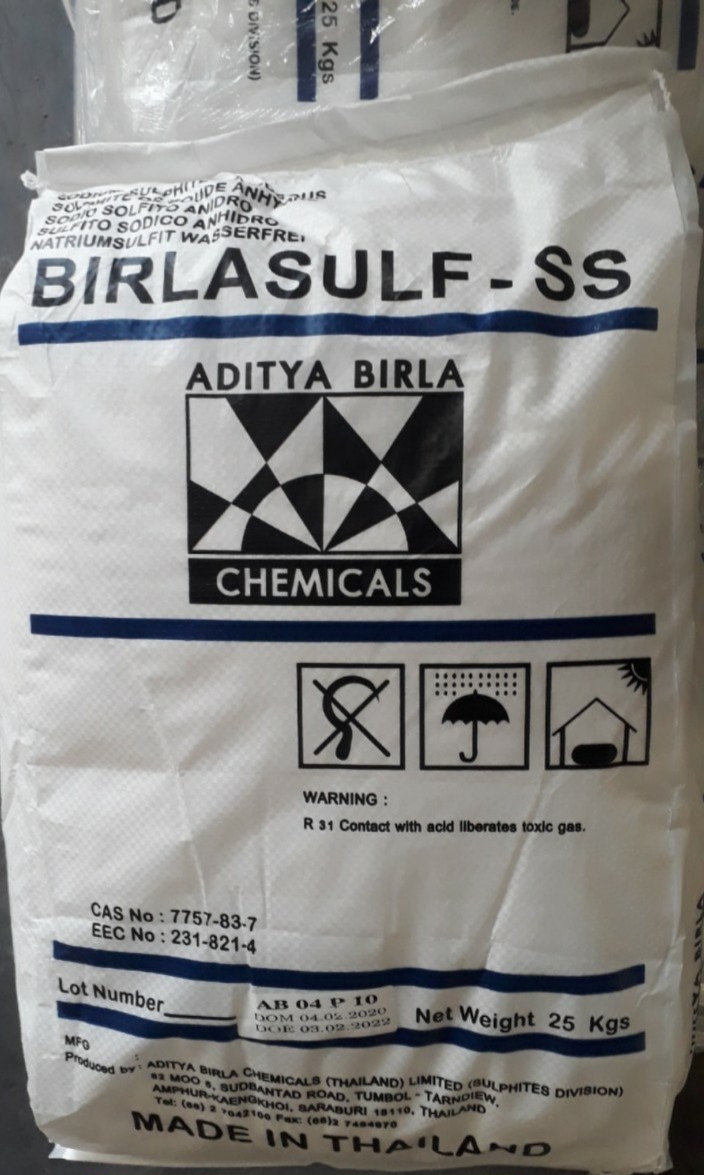 Sodium Metabisulphite SS ( Thai Lan), Hóa chất Na2S2O5